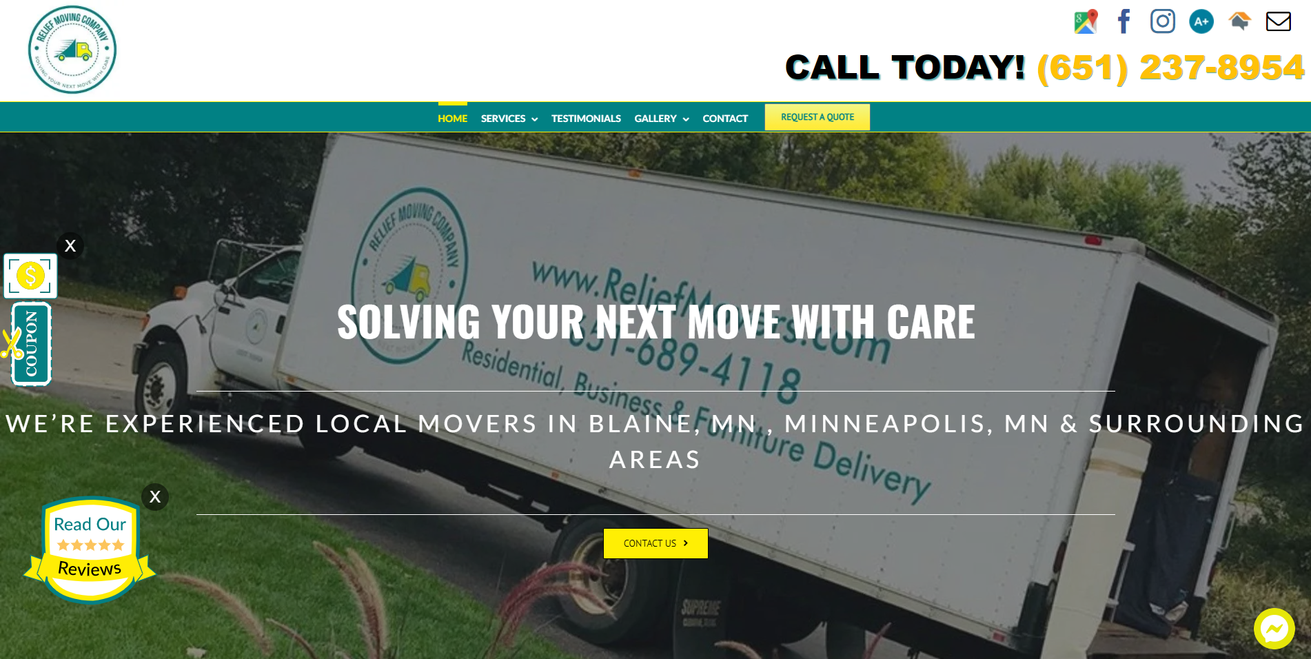 Roofing Company Website Design